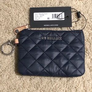 MZ Wallace Card Wallet Pouch pockets Key chain NWT